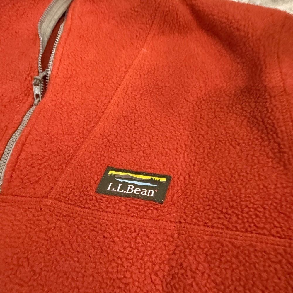 L.L Bean Fleeced Sweater men’s size L-Tall - Picture 12 of 12
